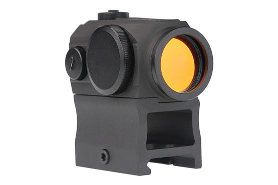 The Primary Arms absolute cowitness riser mount with advanced micro dot attached